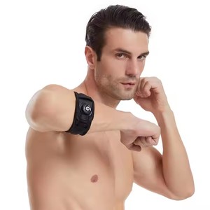 Manopola della guarnizione in Silicone traspirante regolabile per palestra protezione del gomito compressione dolore ortopedico supporto del gomito cinturino - Product Image 2