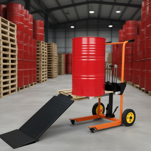 Carretilla Elevadora Hidráulica para Palets, Capacidad de 450 Libras, Apilador Portátil, Elevador de Horquillas, 35.8 Pulgadas Máx. - Product Image 2