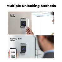 WCMI AC8630 - Módulo Lector de Códigos QR y NFC 13.56MHz para Control de Acceso y Registro de Asistencia de Personal, con Wiegand y Ethernet, para Seguridad en Oficinas (Nuevo)