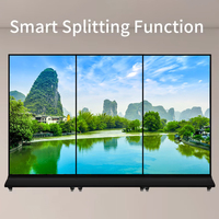 Pantalla Digital Táctil de Gran Formato para Interiores, 85 Pulgadas, con Soporte de Pie, Pantalla LCD para Publicidad, Monitor Inteligente para Centros Comerciales y Tiendas