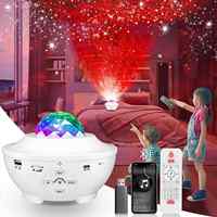 Laser Musical Vague D'océan Starlight Star Master Enfants Smart Home Ciel Étoilé Lumière Led Veilleuse Lampe Lune Étoile Projecteur