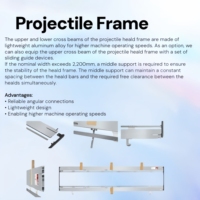 Cadre de trame métallique SHUTTLEX de qualité supérieure, vente directe usine, pour pièces de métier à tisser LP540