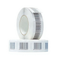 Étiquette de sécurité RFID souple EAS 8,2 MHz, étiquette en papier avec capteur pour l'impression, pour supermarchés et commerces de détail