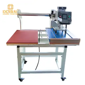 auto open dual double station pneumatic hydraulic heat press machine 16 x 24 slide out 38x38 for clothes t-shirt