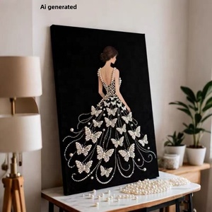 Kit de Pintura de Perlas de Girasol DIY, Arte Mural Estereoscópico 3D Enmarcado, Pintura Decorativa Premium de 30*40, Suministros para Regalos Hechos a Mano - Product Image 2