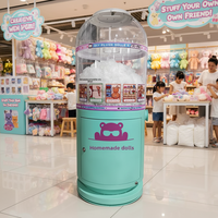 Machine à rembourrer les jouets en peluche électrique universelle 110V 220V, adaptée au marché d'Europe et d'Amérique du Nord, machine à fabriquer des ours en peluche