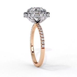 Anillo de Oro con Diamante Cultivado en Laboratorio de Calidad de Exportación, Moderno y Elegante para Mujer, Joyería de Lujo para Fiestas, Diseño Disponible a Buen Precio - Product Image 2