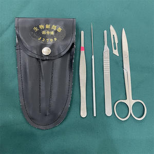 Juego de Cuatro Piezas de Acero Inoxidable para Disección, Instrumento de Enseñanza de Especímenes Biológicos para Ciencias Médicas - Product Image 1