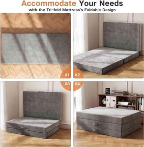 Nệm gấp đơn với vỏ có thể giặt được - Product Image 2