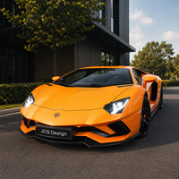 Kit de Alerón Delantero, Faldones Laterales y Difusor Trasero de Fibra de Carbono Estilo OEM para Lamborghini Aventador LP740, Conversión Aero 2017+