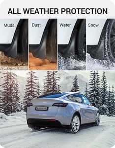 Garde-boue avant et arrière Highland pour Tesla modèle 3 garde-boue roue poussière garde-boue évasé accessoires extérieurs - Product Image 6