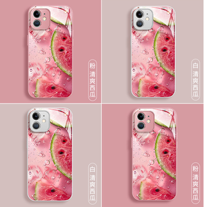 เคสฝาหลังโทรศัพท์มือถือ PC ลายแตงโมน้ำแข็งสำหรับ <span class=keywords><strong>iPhone</strong></span> 6 7 8 SE x XR XS 11 12 14 15 16 17 PRO MAX - Product Image 6