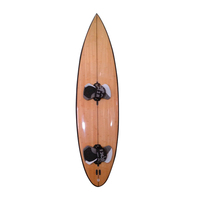 Planche de surf en bambou époxy personnalisée, best-seller, planche de kite personnalisée pour le kitesurf, planche de kitesurf en gros