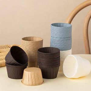 Moldes para Cupcakes Grandes con Borde Enrollado, Doble Cara, <span class=keywords><strong>Extra</strong></span> Gruesos, Resistentes a la Grasa, Aptos para Horno y Freidora de Aire, Desechables - Product Image 4