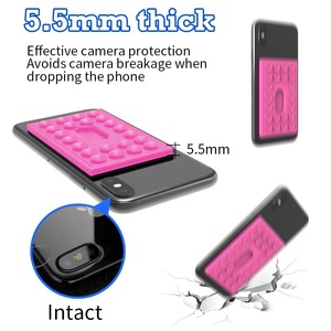 Phòng Tập Thể Dục Hands Miễn Phí Di Động Phụ Kiện Chủ Thẻ Silicone Hút Trường Hợp Điện Thoại Dính Núi Điện Thoại Di Động Trường Hợp Tương Thích - Product Image 3