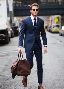 Traje <span class=keywords><strong>de</strong></span> Caballero <span class=keywords><strong>de</strong></span> Lujo <span class=keywords><strong>de</strong></span> Alta Gama, a la Moda, con Doble Abertura, para Bodas y Negocios, Talla Personalizada - Product Image 4