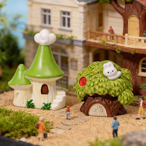 <span class=keywords><strong>Maison</strong></span> champignon créative en résine faite <span class=keywords><strong>à</strong></span> la main sur le thème <span class=keywords><strong>du</strong></span> mousse, <span class=keywords><strong>moulin</strong></span> <span class=keywords><strong>à</strong></span> <span class=keywords><strong>vent</strong></span>, chalet miniature, aménagement de <span class=keywords><strong>jardin</strong></span>, décoration de bureau, ornements DIY - Product Image 3