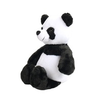 Peluche de Panda de Tela de Alta Calidad Babywolf de 25 cm de Alto, Animales de Peluche de Película de Dibujos Animados en Posición Sentada para Niños y Regalos, Relleno de Algodón PP