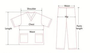 Custom Logo Top Quality Hospital Nursing Uniform Uniform Womens <b>Scrub</b> <b>Set</b> - Product Image 6