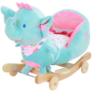 Peluche <span class=keywords><strong>à</strong></span> <span class=keywords><strong>bascule</strong></span> <span class=keywords><strong>en</strong></span> forme d'animal pour enfant, jouets roses, monter sur des <span class=keywords><strong>bois</strong></span>, vente <span class=keywords><strong>en</strong></span> gros, - Product Image 2