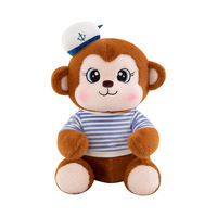 Nuevos Juguetes de Peluche Navideños Hechos a Mano de la Serie Navy Monkey - Diseño Moderno al por Mayor