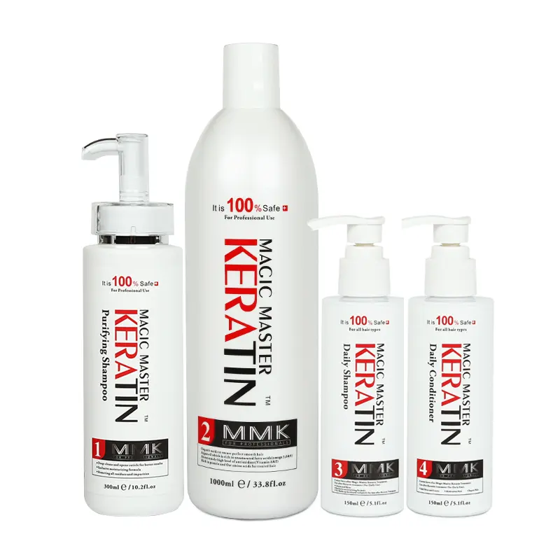 professional Keratin Hair Straightening Salon protein brazilian Keratin shampoo smooth hair treatment for Curly Hair