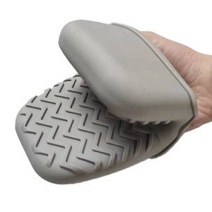 Silicone Mitts Heat Resistant Kitchen <b>Gloves</b> Cooking Baking Grill and <b>Oven</b> Use Food Safe Pot Holder for BBQ - Product Image 1