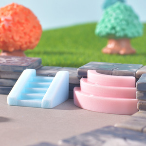 Adornos de Paisaje en Miniatura, Escalones de Piedra Modernos de Estilo Antiguo Simulados, Manualidades de Resina para Jardinería y Bonsái - Product Image 3