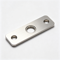 Service d'usinage CNC pour joints de fixation de portes et fenêtres en aluminium 6061/7075, pièces de connexion pour quincaillerie de meubles, butée de porte d'armoire