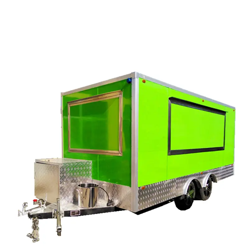 Anufacturers-quiosco de café de caravana de alta calidad, pegatinas de bratwurst, carrito de Cocina de Comida móvil, carrito de la India