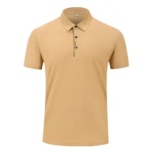 Kaus Polo ukuran besar pria kaus olahraga Logo kustom kaus Polo sublimasi poliester 100% kaus Polo kaus Golf
