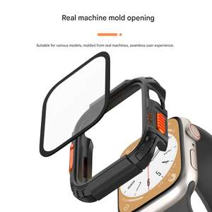 <span class=keywords><strong>Protection</strong></span> d'écran en PC rigide 2 en 1, pare-chocs en métal, montre intelligente robuste, boîtier en alliage métallique étanche pour <span class=keywords><strong>Apple</strong></span> <span class=keywords><strong>Watch</strong></span> Series Ultra 3/2/1 - Product Image 6