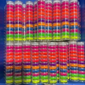Poudre néon maquillage pile ombre à paupières peinture haute Pigment coloré cosmétique pour la sécurité du visage/des yeux/du corps