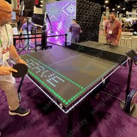 Table de ping-pong interactive numérique LED Songfa, écologique, durable, jeu d'arcade d'amusement intérieur