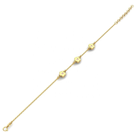 Vente chaude bracelet à breloques pour enfants hypoallergénique en argent sterling avec Zircon rose plaqué rhodium et or bijoux d'anniversaire