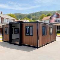 Contenedor Plegable de 20 pies, 30 pies, 40 pies, Casa Móvil Expandible Portátil, Completamente Amueblada, Almacenamiento, Casas Prefabricadas Pequeñas