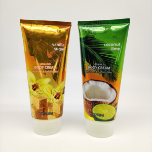1 198g 7oz-crème à la noix de coco, vente en gros, cire de sucre à la vanille, Lotion corporelle ultra-riche et douce, avec emballage tubulaire - Product Image 2