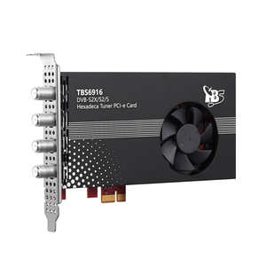 Carte tuner hexadeca TBS TBS6916 DVB-S2X/S2/S pour solutions matérielles DVB et systèmes <span class=keywords><strong>IPTV</strong></span> vidéo en ligne - Product Image 3