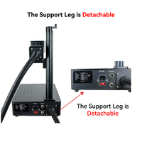 Machine de marquage laser à fibre Galvo portable 20W, mini CNC autonome à refroidissement par air pour bijoux, acier, aluminium