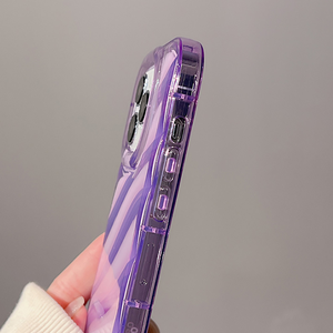 <span class=keywords><strong>Funda</strong></span> de lujo con patrón ondulado de agua para <span class=keywords><strong>iPhone</strong></span> 11 12 14 13 17 15 16 Pro Max XR 7 8 Plus <span class=keywords><strong>XS</strong></span> X <span class=keywords><strong>Funda</strong></span> de silicona a prueba de golpes - Product Image 3