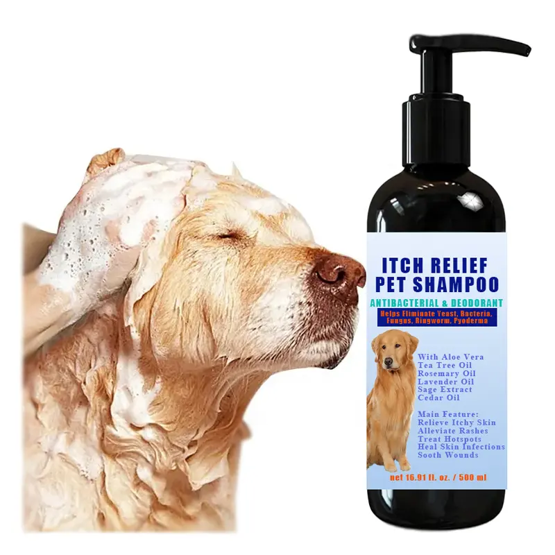 Removedor de odor para tratamento de animais, shampoo e coceira privada para alívio de coceiras, cabelos e gatos, limpeza quente, remoção de odor