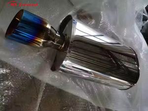 <span class=keywords><strong>Silencieux</strong></span> d'échappement universel en acier inoxydable de style ovale de haute qualité 2 ''-4'' avec embouts droits/courbés pour modification de voiture/camion - Product Image 3