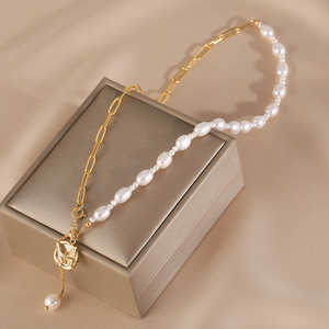 1489 Natural Pearl 925 Silver <b>Beaded</b> <b>Necklace</b> 2025 New Model Vintage Style Engagement Wedding Party - Product Image 4