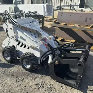 Mini Skid Steer Loader With Mulcher Attachment Tracked Stand on Mini Skid Steer Loader Fast delivery from China factory