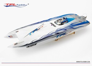 Bateau télécommandé Zonda 1133CAT à double moteur haute vitesse, coque en carbone Kevlar, moteur sans balais - Product Image 5