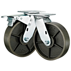 4 5 6 <span class=keywords><strong>8</strong></span> polegadas Castor <span class=keywords><strong>Wheels</strong></span> Heavy Duty Industrial High Temp resistente ao calor Rodas <span class=keywords><strong>Caster</strong></span> Ferro Fundido Roda Padaria Trolley Rodas - Product Image 2