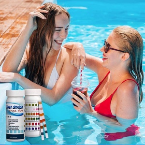 Bandelettes <span class=keywords><strong>de</strong></span> test <span class=keywords><strong>de</strong></span> pH 6 en 1, bandelettes <span class=keywords><strong>de</strong></span> test <span class=keywords><strong>pour</strong></span> produits chimiques <span class=keywords><strong>de</strong></span> piscine et spa, <span class=keywords><strong>pour</strong></span> le chlore résiduel, le pH, <span class=keywords><strong>la</strong></span> <span class=keywords><strong>dureté</strong></span> totale, <span class=keywords><strong>l</strong></span>'alcalinité - Product Image 5