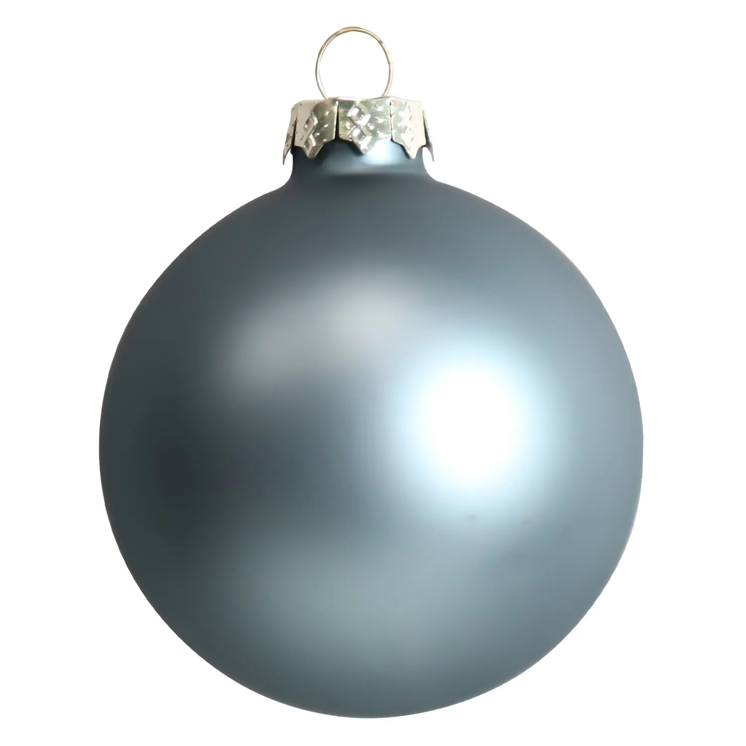 Ornamento de Navidad colgante, bola de cristal pintada a mano, azul, 5-7cm, oferta