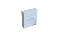 Boîte cadeau rigide blanche écologique avec insert en mousse personnalisé, fermeture magnétique de luxe, emballage pour trousse de cosmétiques et de soins de la peau