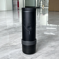 Cafetera Eléctrica Portátil, Cafetera Espresso Automática, Inalámbrica para Exteriores, USB, con Cesta para Cápsulas de 58 mm, para Hotel